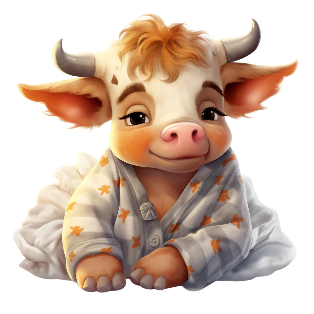 Animals in Pajamas Fabric Panel 32