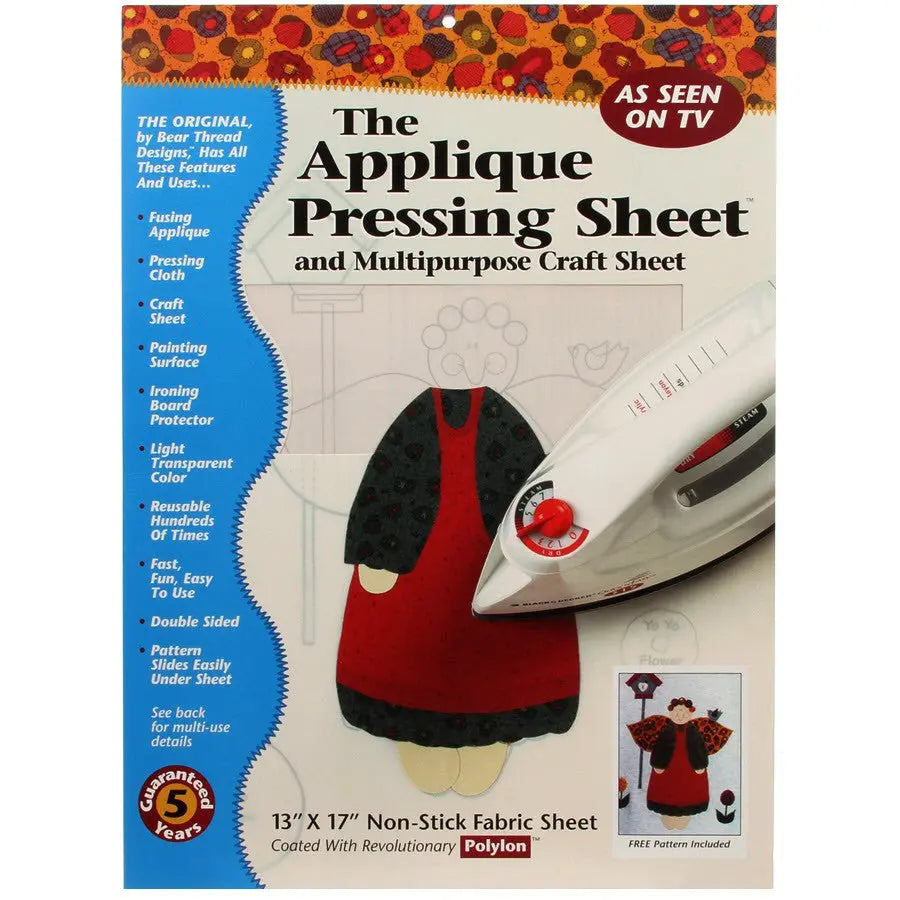 Applique Pressing Sheet 13in x 17in - Linda's Electric Quilters