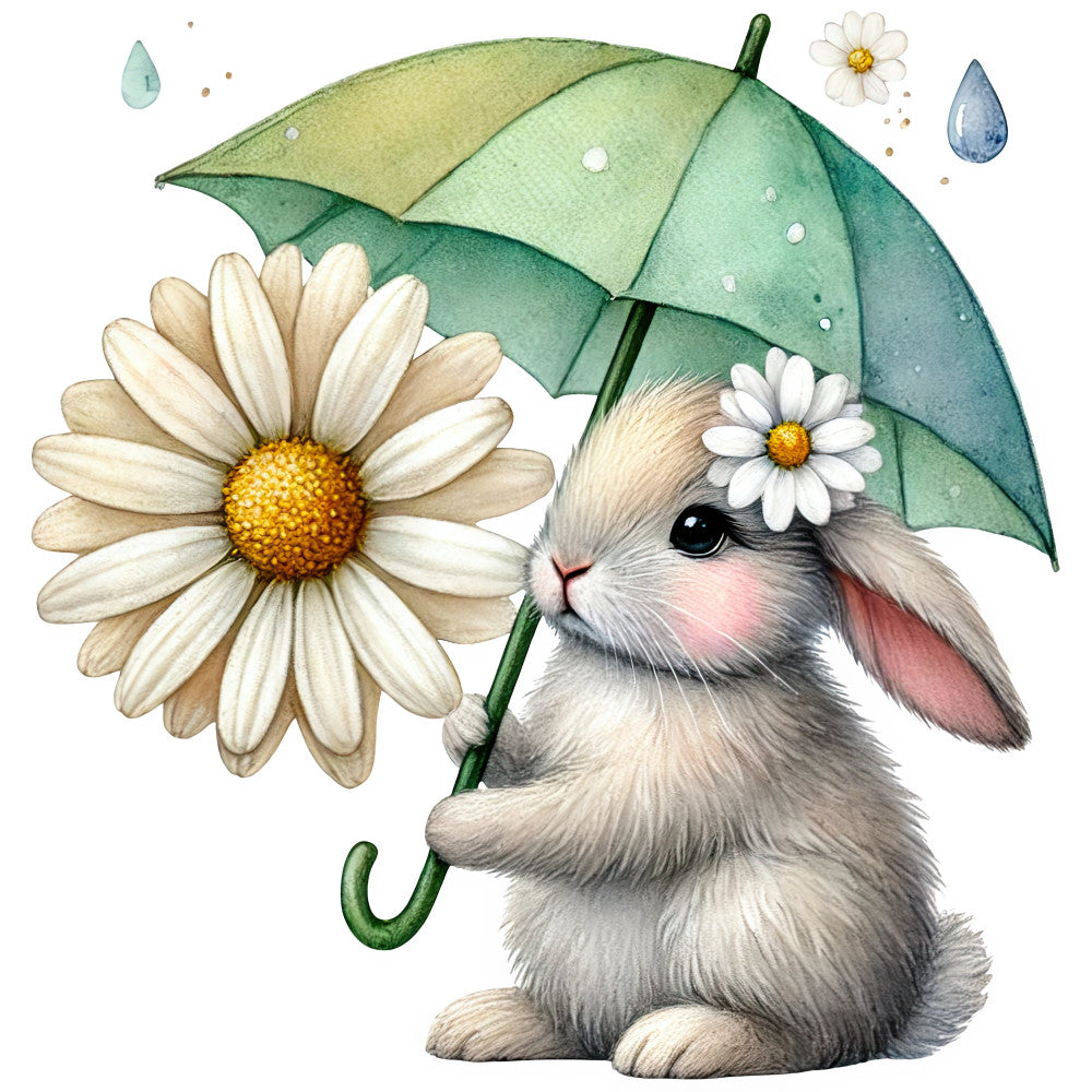April Showers Fabric Panel 18