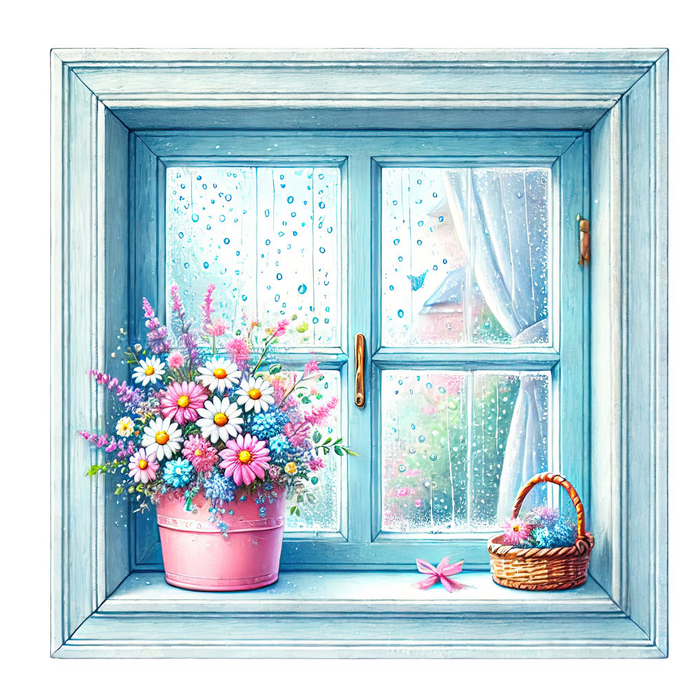 April Showers Fabric Panel 19