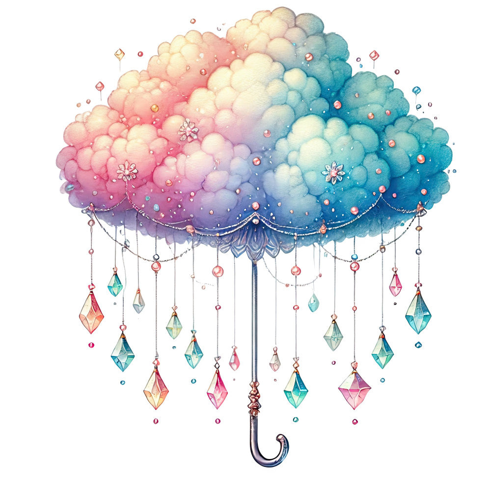 April Showers Fabric Panel 28