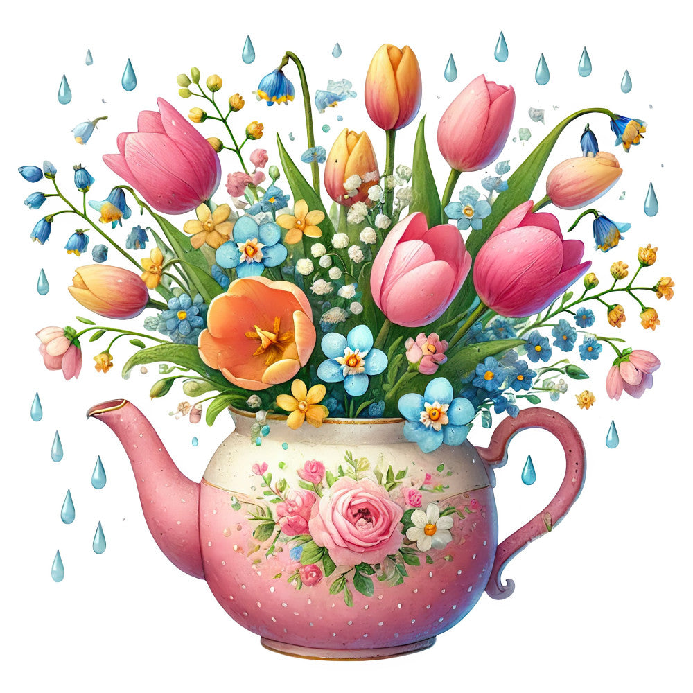 April Showers Fabric Panel 29