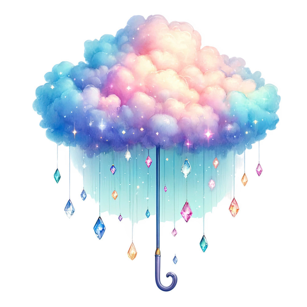 April Showers Fabric Panel 40