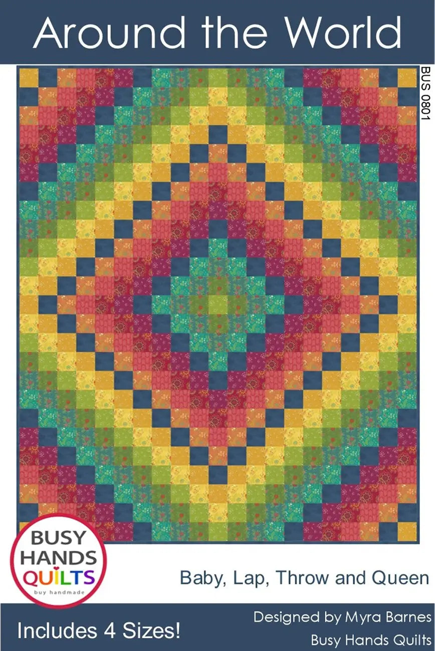Around the World Quilt Pattern - Linda's Electric Quilters
