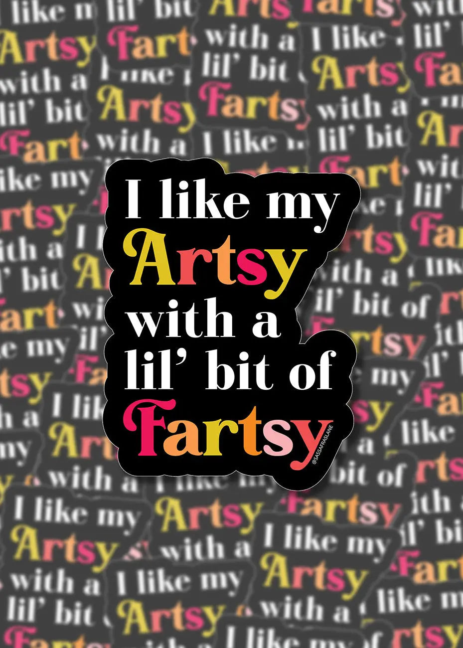 Artsy Fartsy Stickers - Linda's Electric Quilters