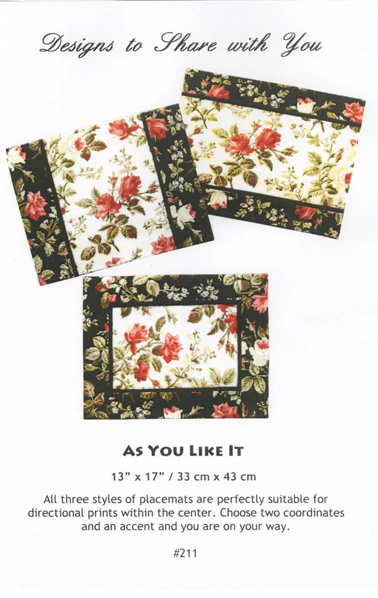 As You Like It - Linda's Electric Quilters