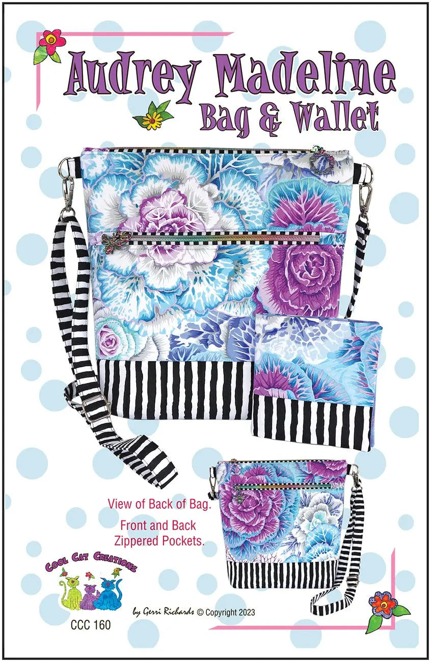 Audrey Madeline Bag & Wallet - Linda's Electric Quilters