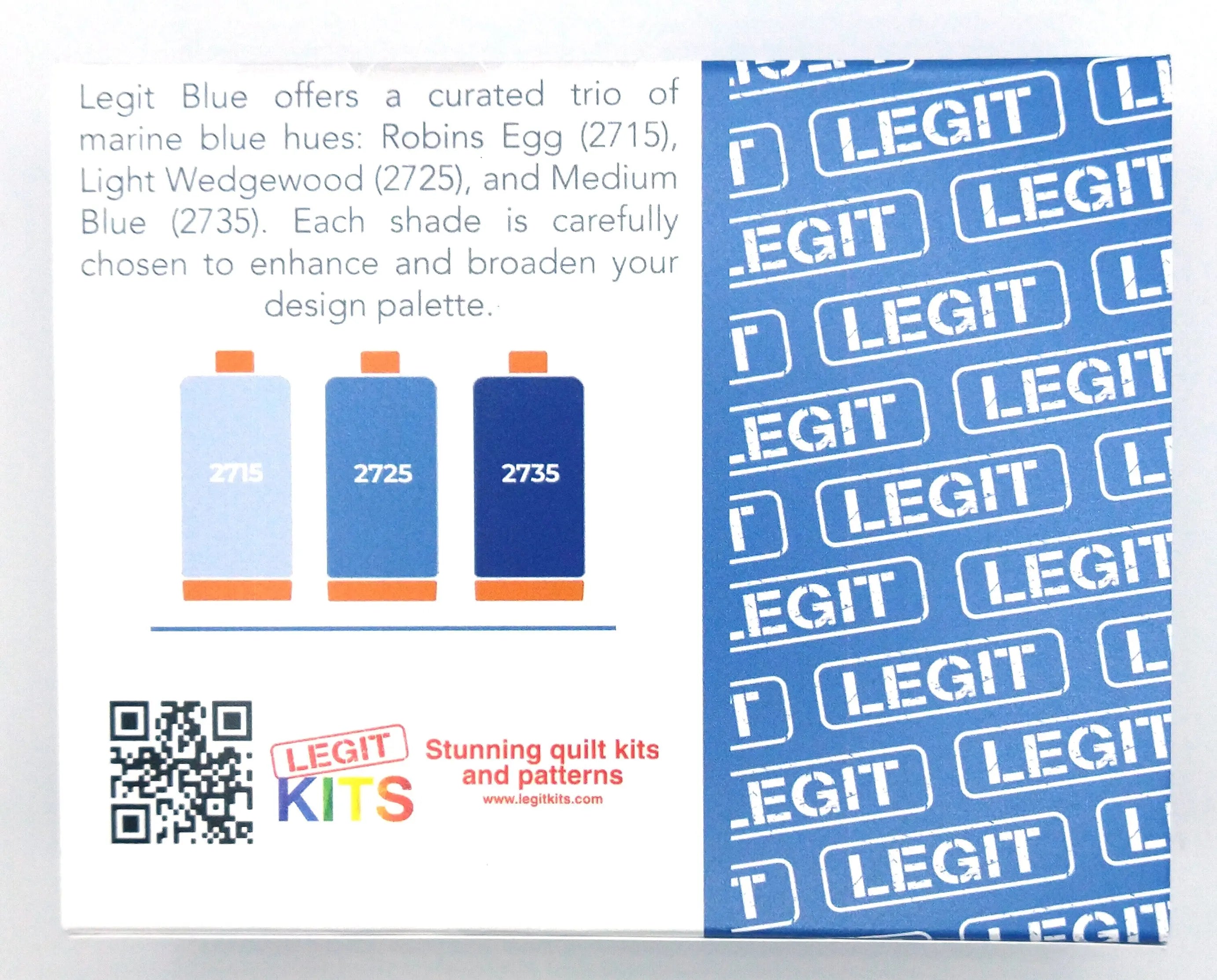 Aurifil Thread Collection - Blue Legit Kits