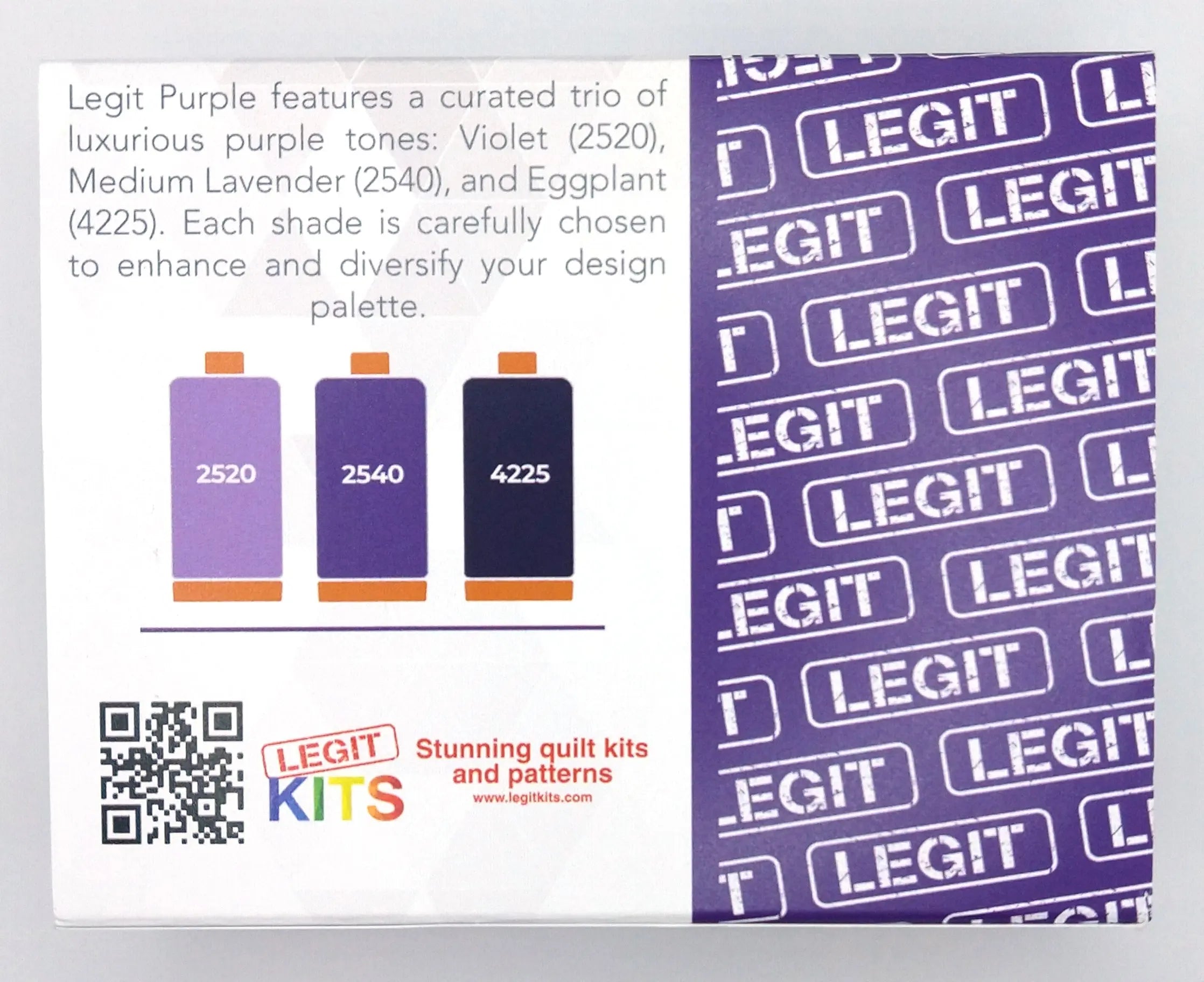 Aurifil Thread Collection - Purple Legit Kits