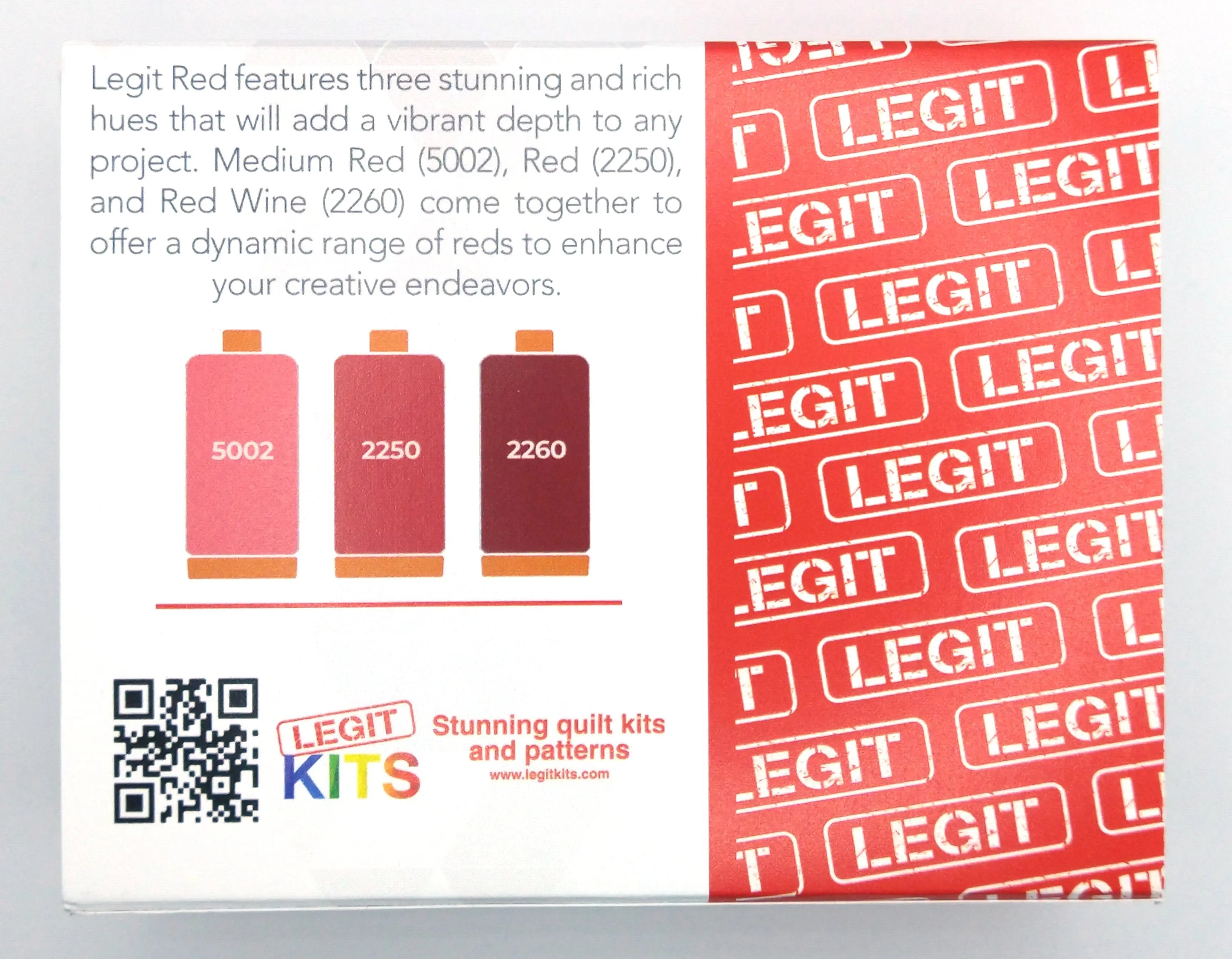 Aurifil Thread Collection - Red Legit Kits