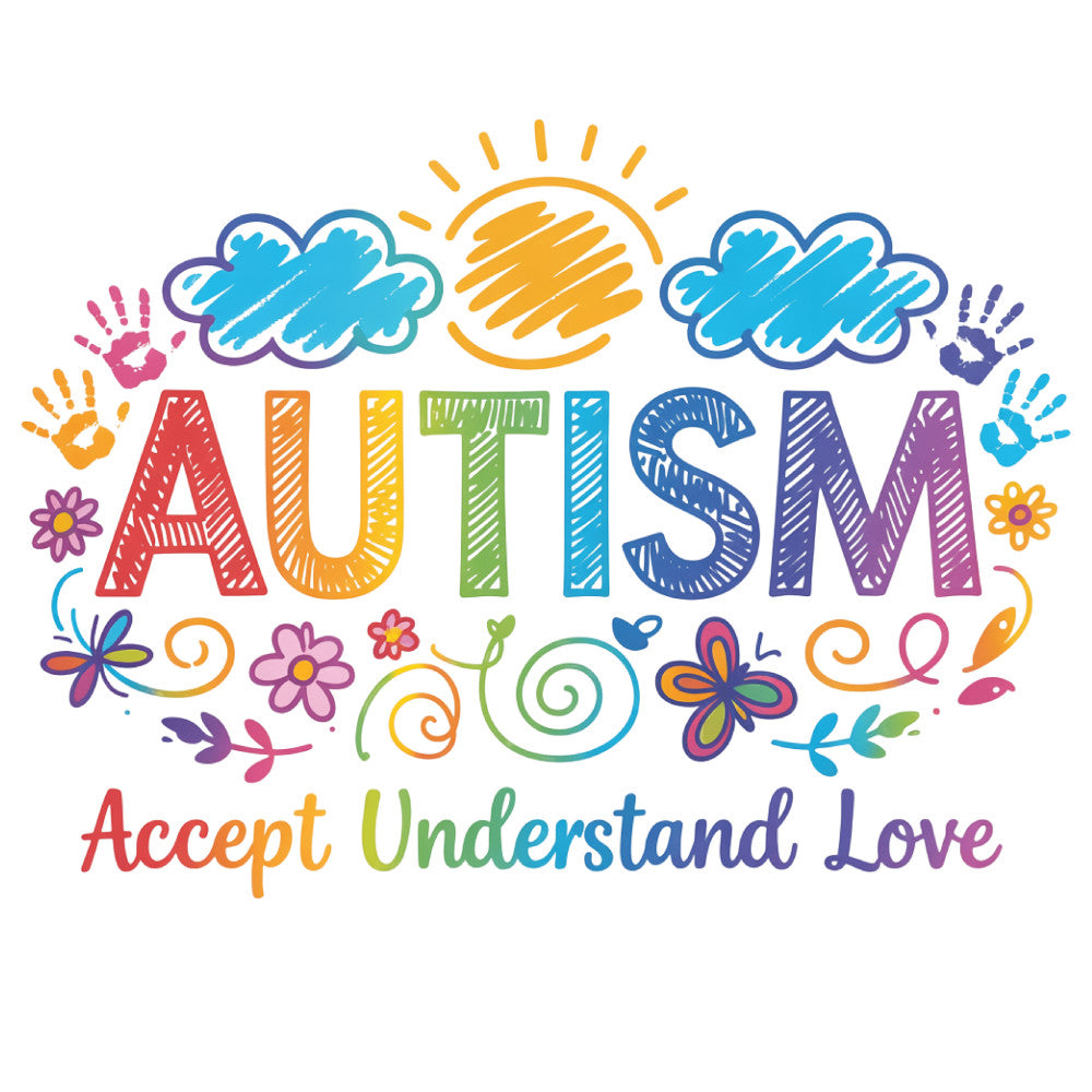 Autism Accept Understand Love Fabric Panel 1