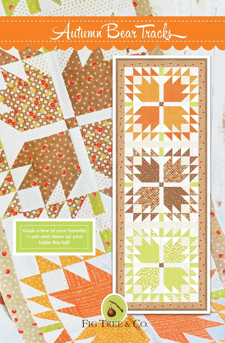 Autumn Bear Tracks - Linda's Electric Quilters