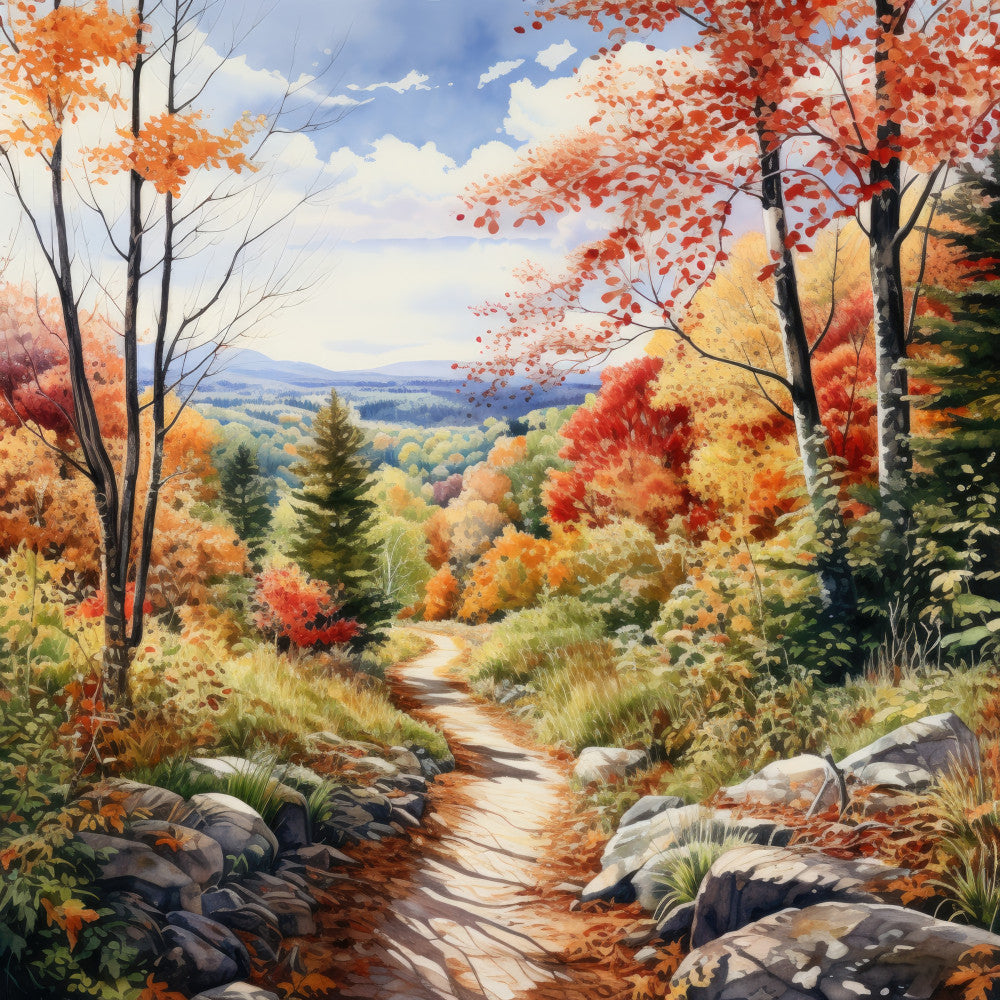 Autumn In Vermont Fabric Panel 18