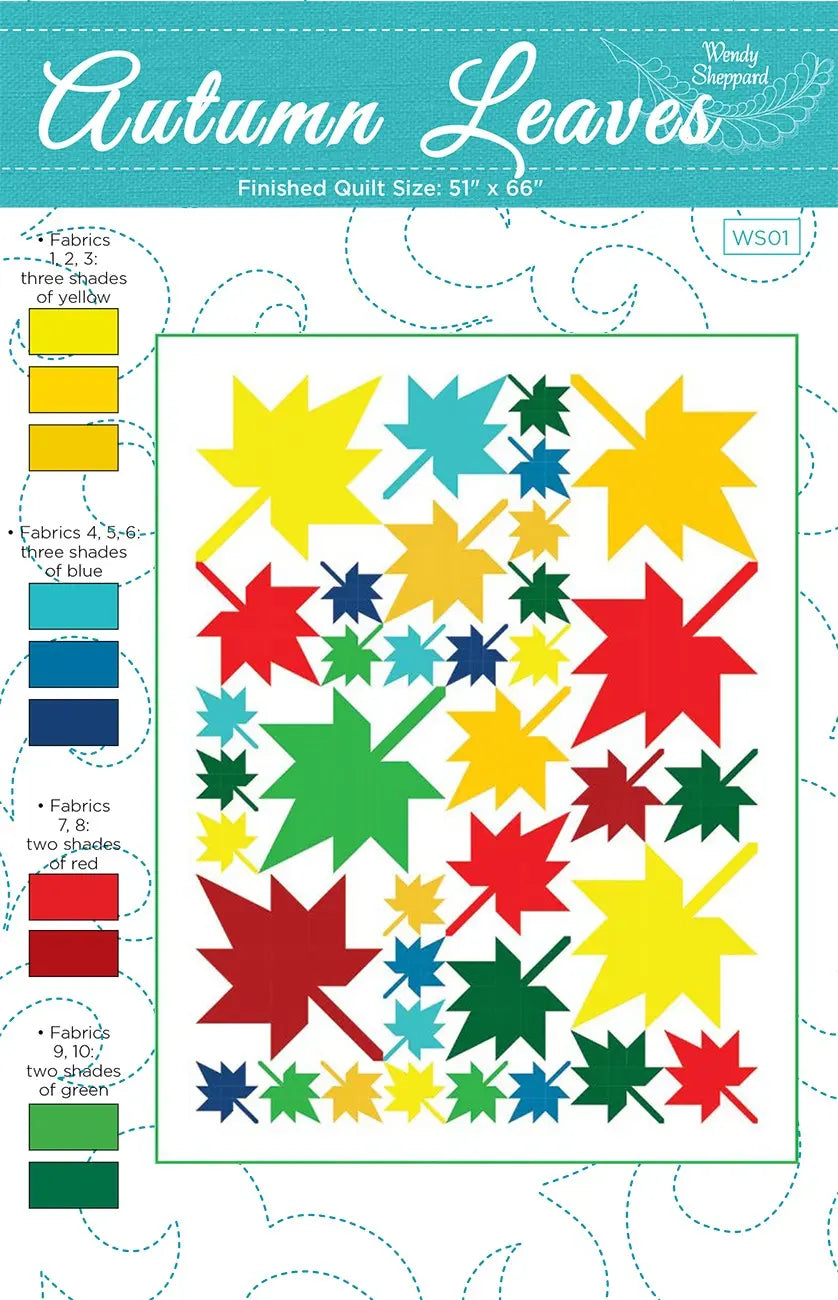 Autumn Leaves - Linda's Electric Quilters