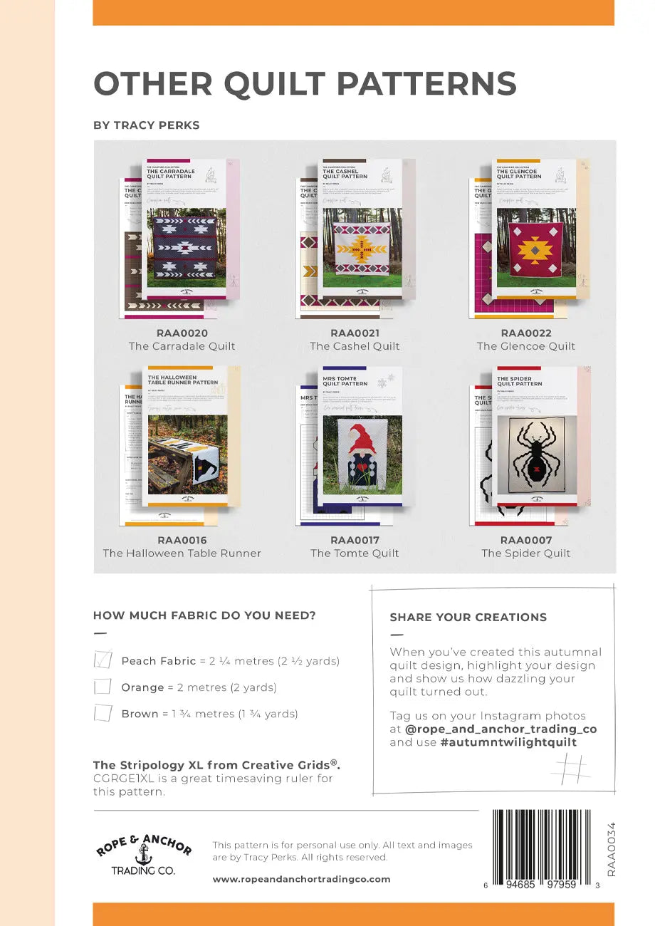 Autumn Twilight Rope & Anchor Trading Co.