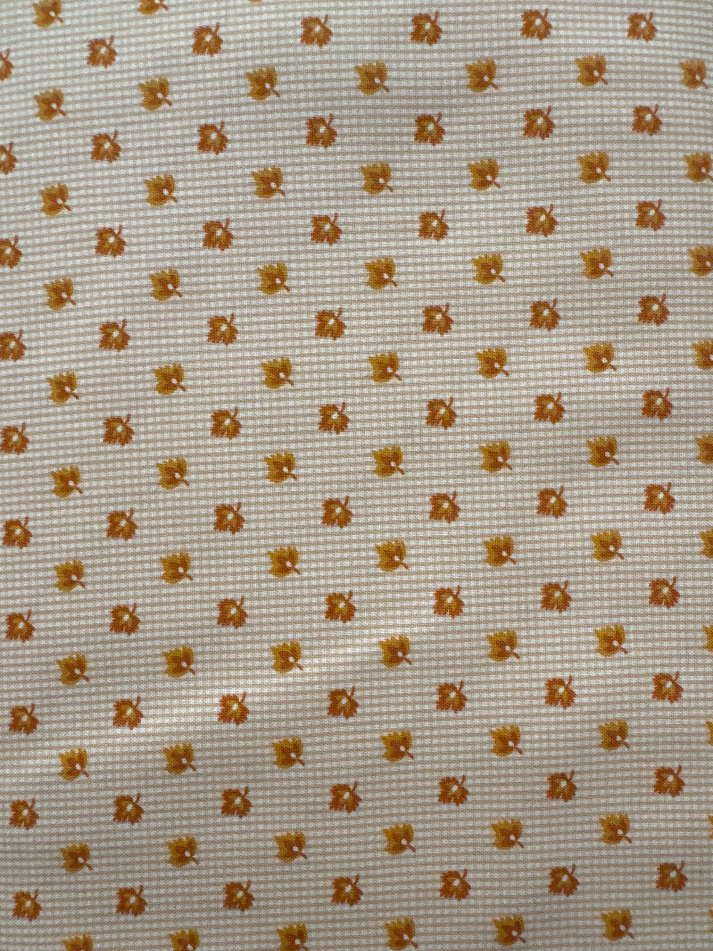 Spiced Cider Fallen Leaves blender quilting fabric by Andover Fabrics