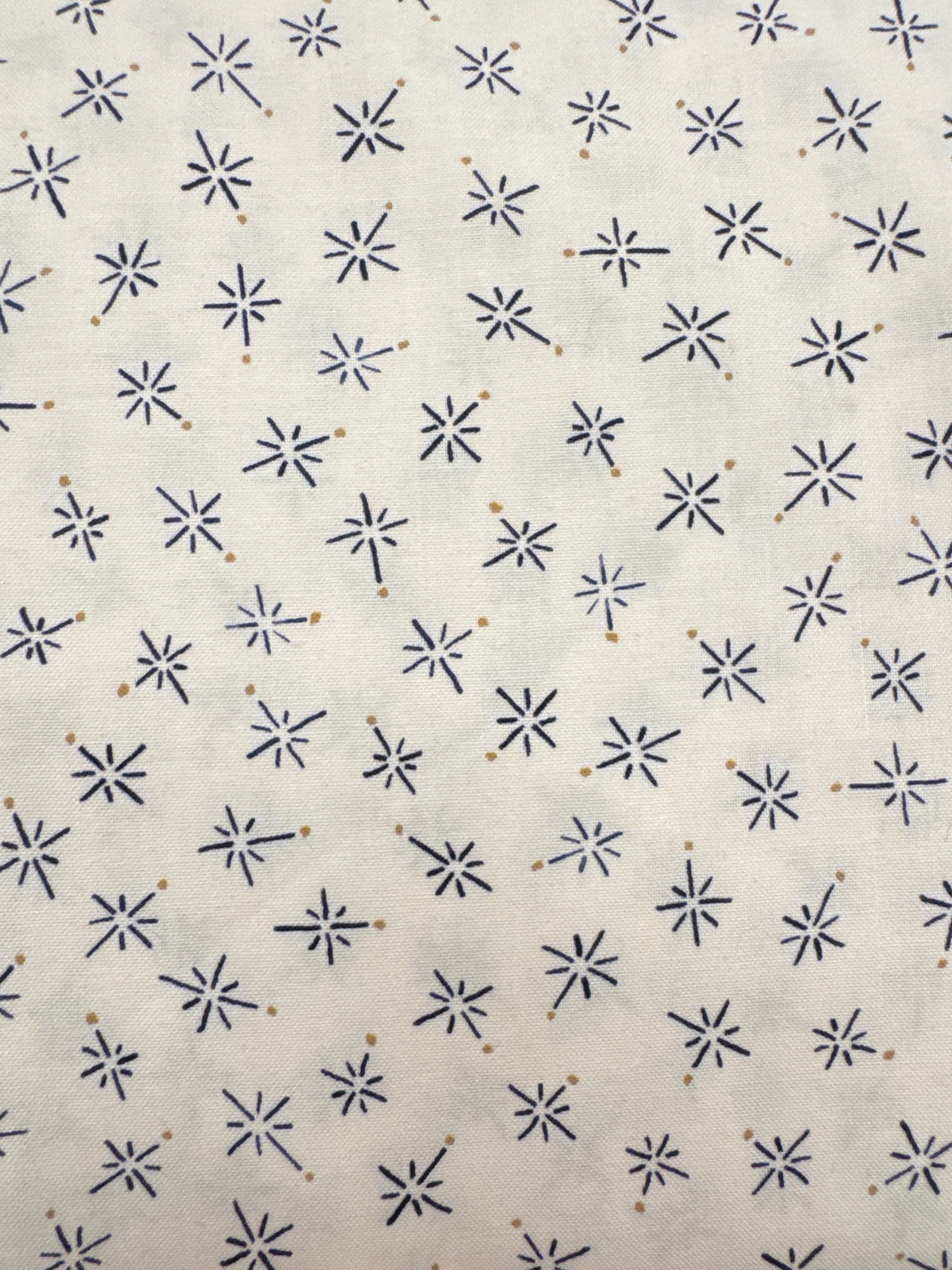 Longshore Navy Sparkle on Cream blender quilting fabric by Moda