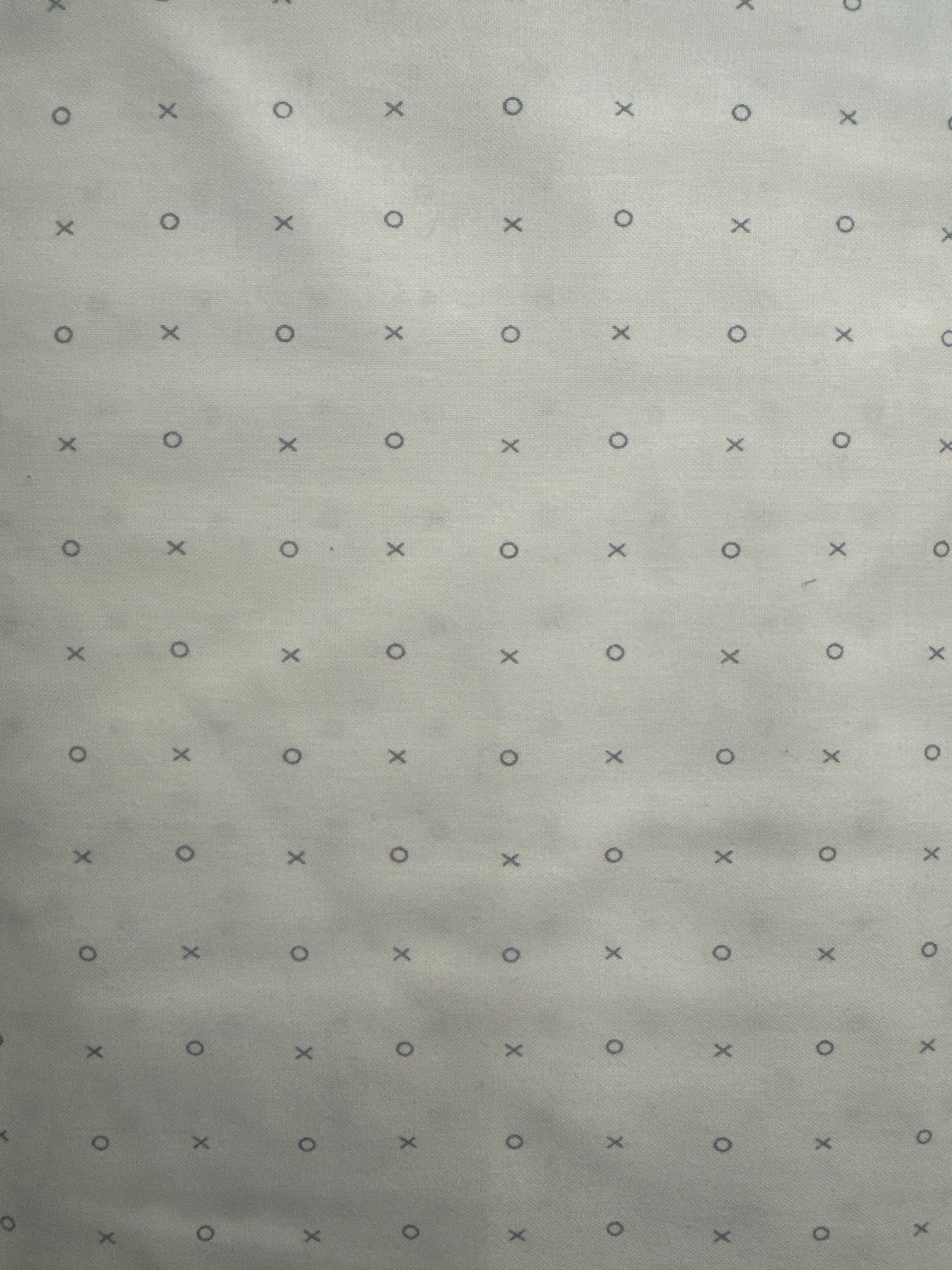 Dovetail White Gray XO geometric quilting fabric by Figo