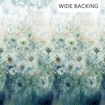Whisper 108" Teal Cotton Wideback Fabric per yard