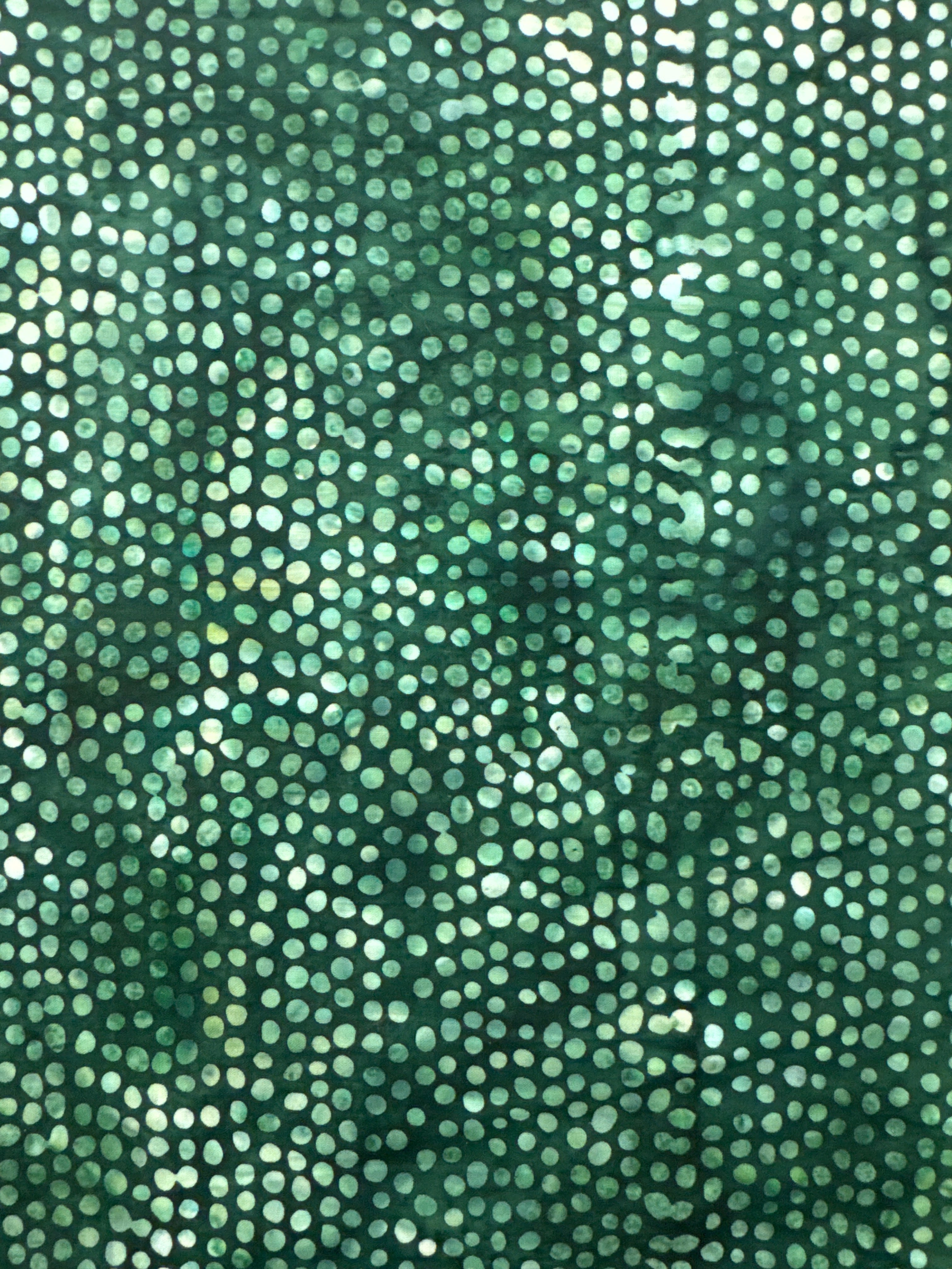 Hoffman Hunter Green Dots quilting fabric