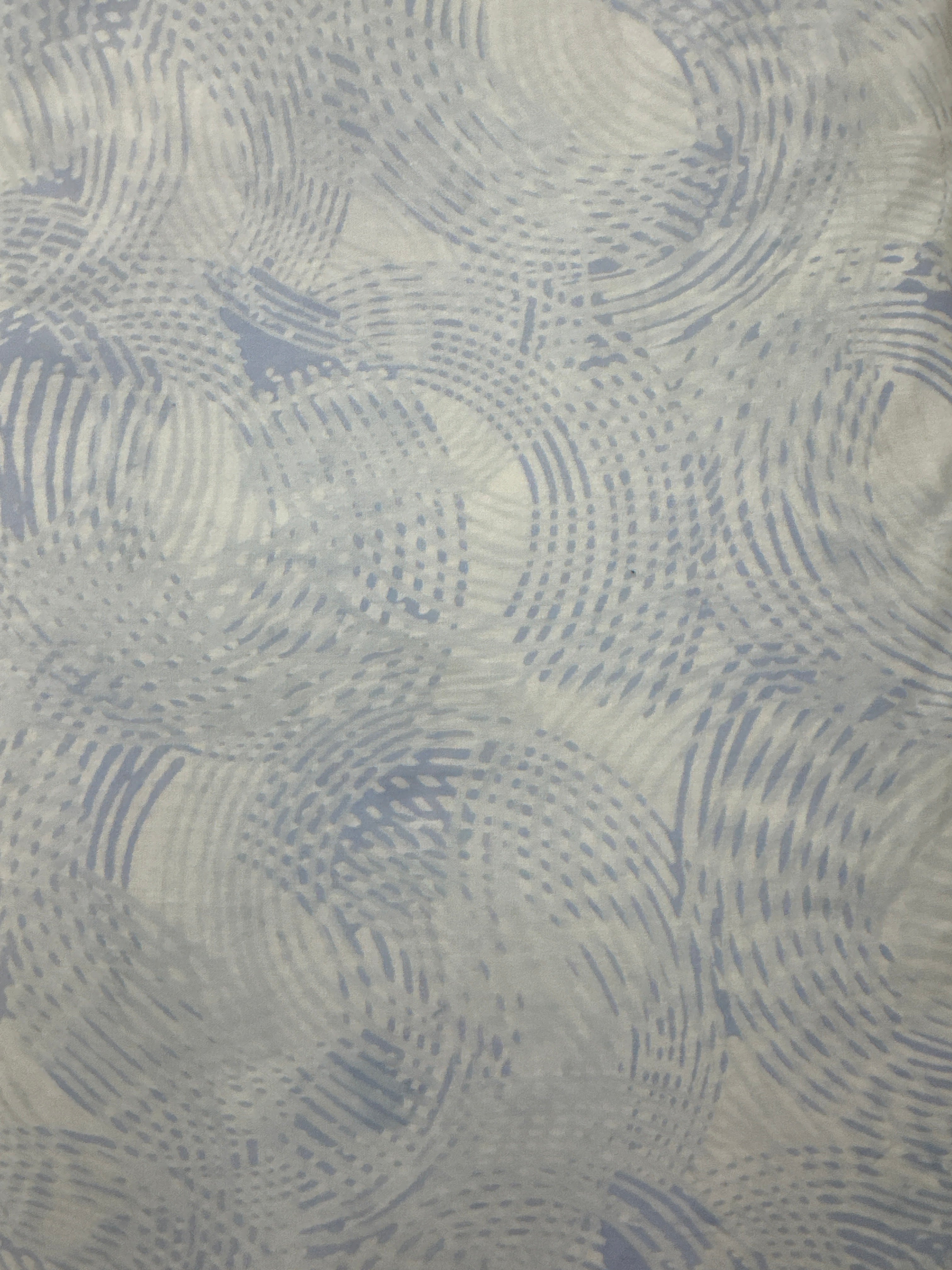Snowscape Circles white geometric quilting fabric by Hoffman Fabrics
