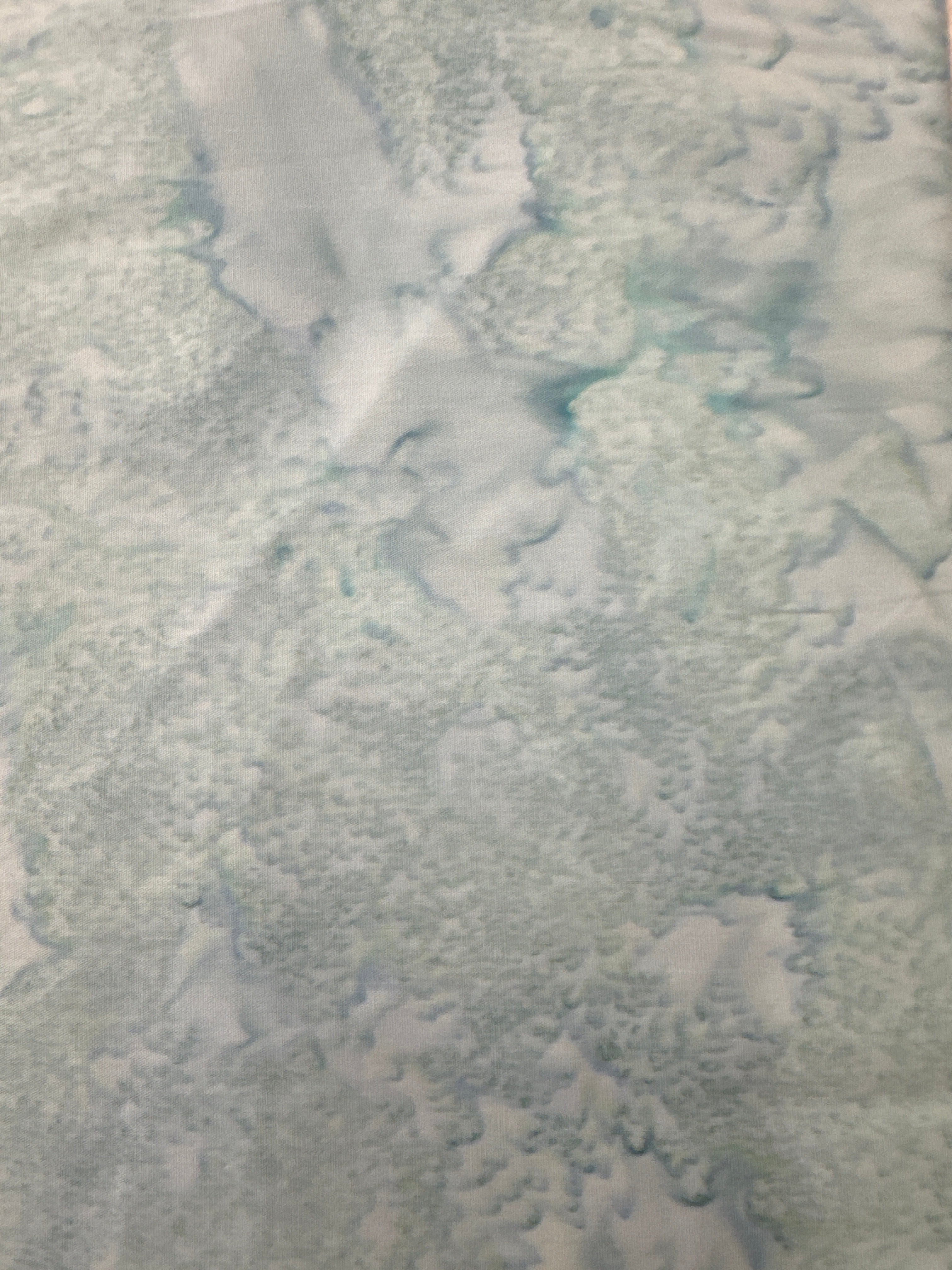 Bluegrass Watercolor Basic green blender quilting fabric by Hoffman Fabrics