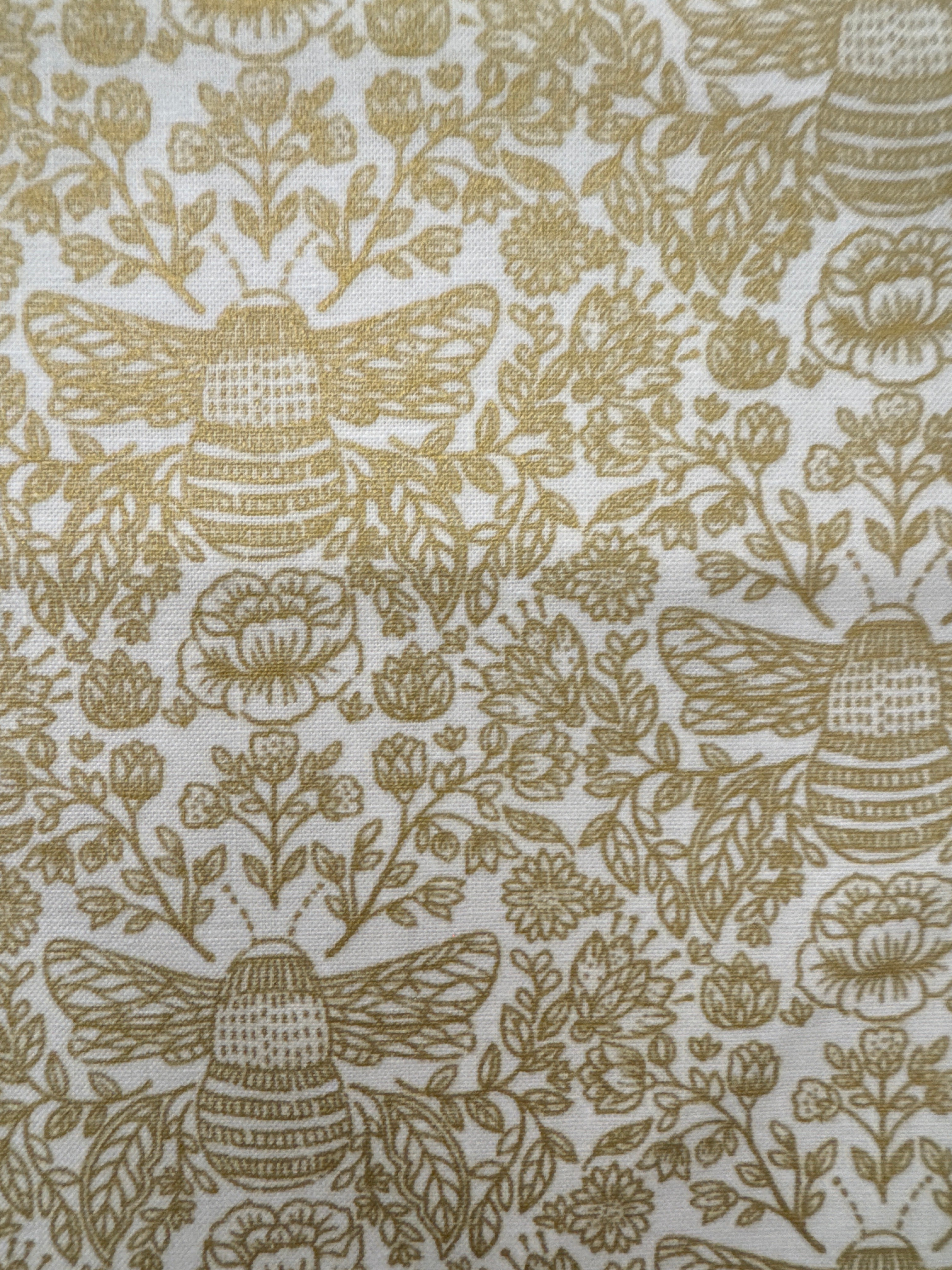 Summer in the Cotswolds Gold blender quilting fabric by RJR Fabrics