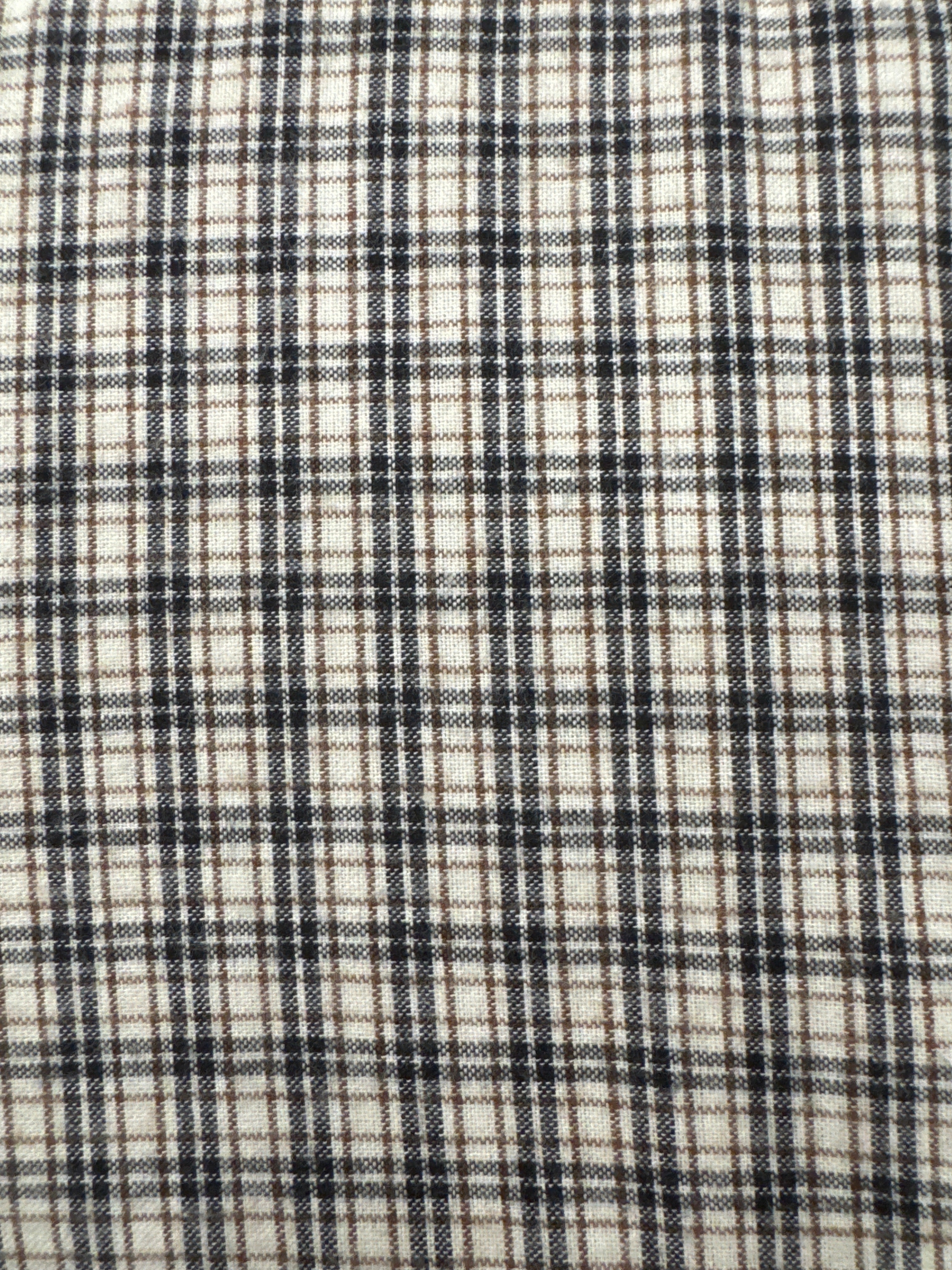 Urban Homestead Gatherings Plaid Grey Brown quilting fabric by Moda