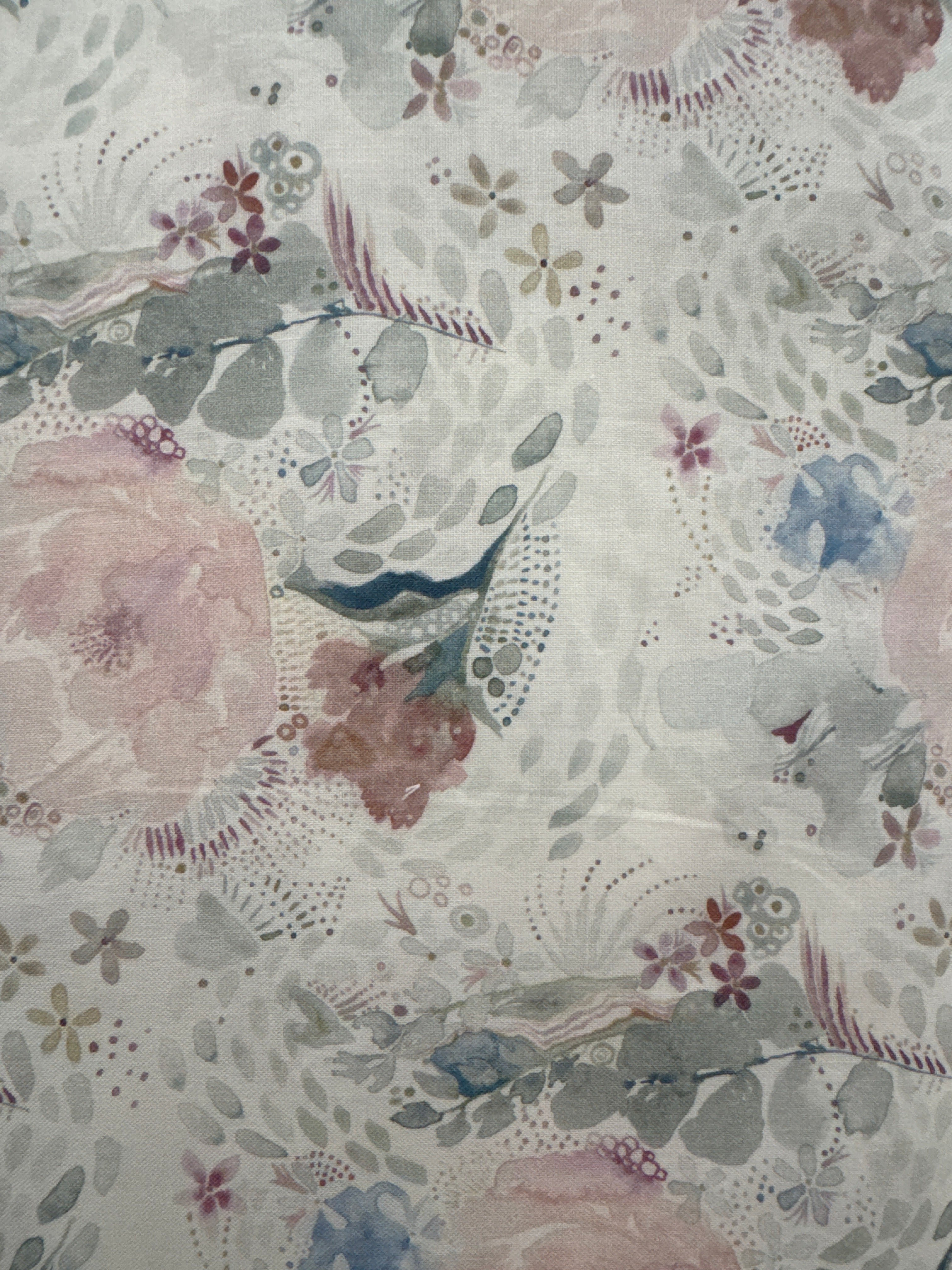 Brushstrokes Among Flowers Multi floral quilting fabric by Free Spirit