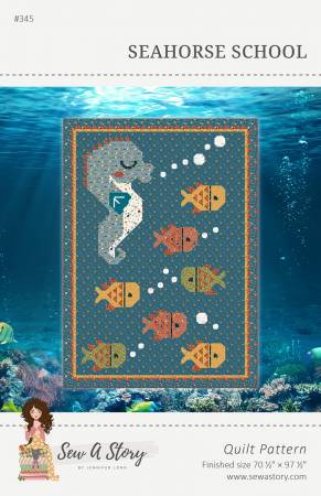 Riley Blake Seahorse School quilt pattern