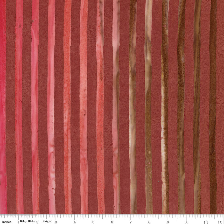 Riley Blake Elementals Batiks get in line cinnamon grove batik 3 yard pack