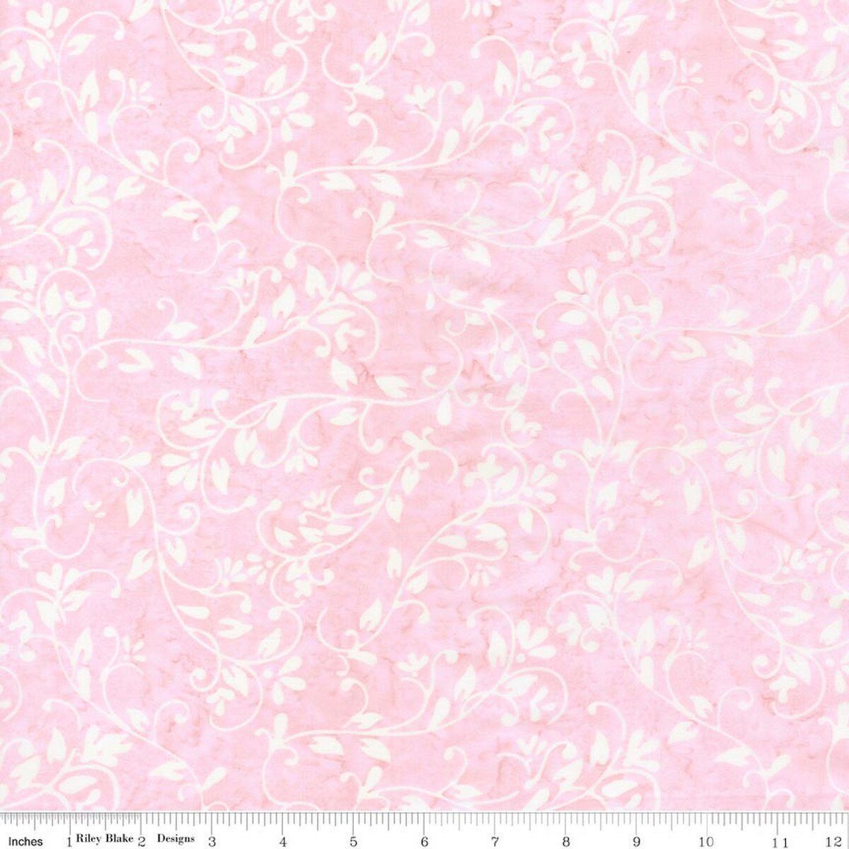 Elementals Candy Coated Batiks Piggy Pink quilting fabric by Riley Blake