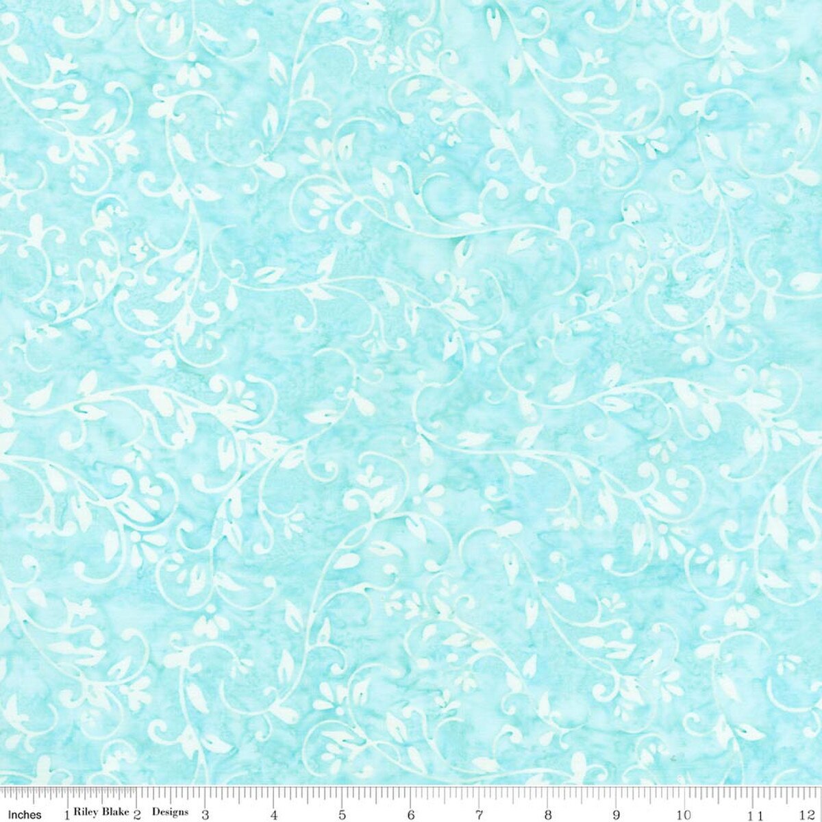 Elementals Candy Coated Batiks Adriatic Mist quilting fabric by Riley Blake