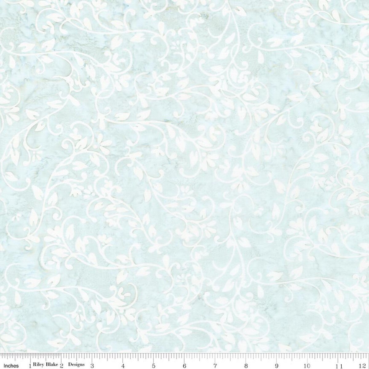 Elementals Candy Coated Batiks Sage quilting fabric by Riley Blake