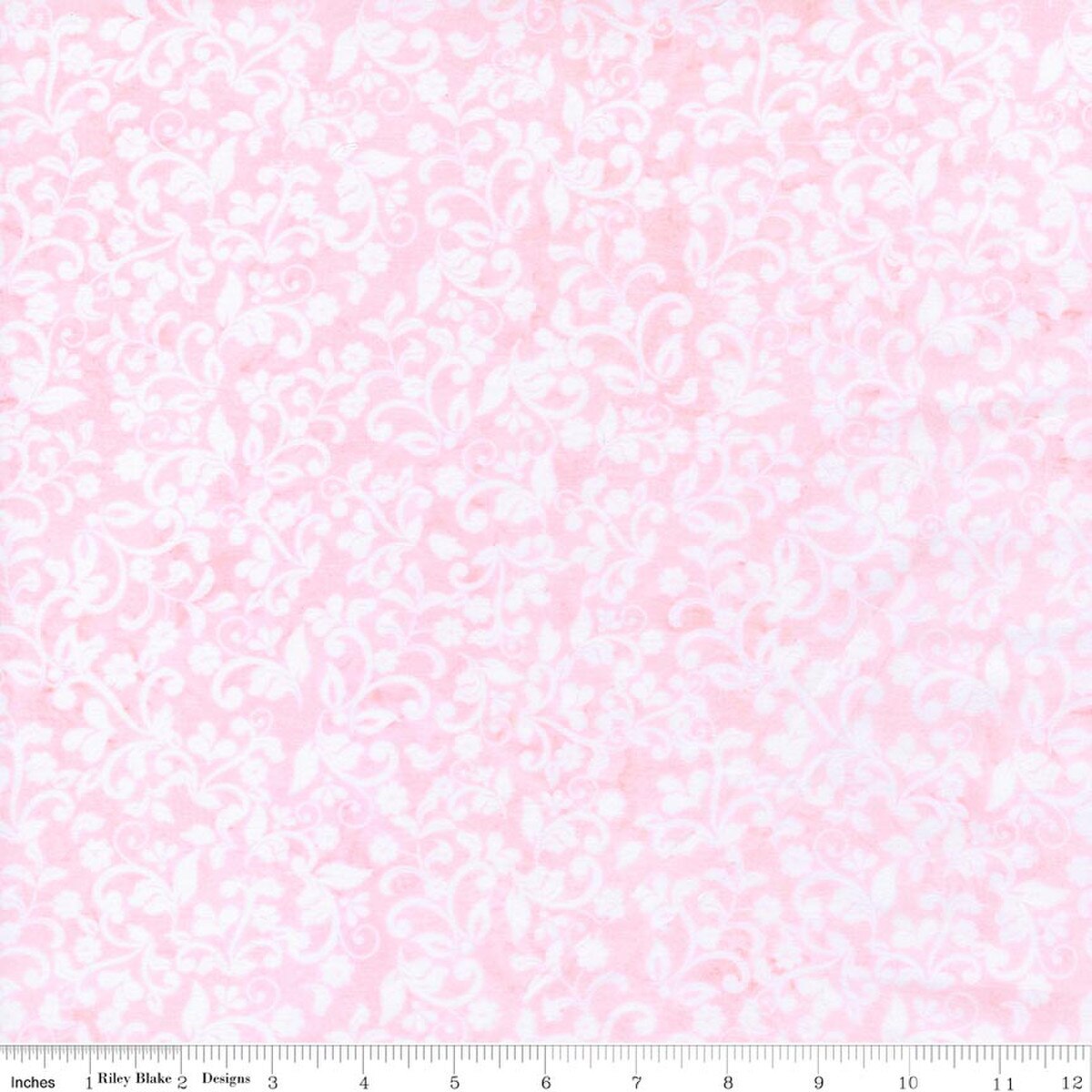 Elementals Candy Coated Batiks Piggy Pink quilting fabric by Riley Blake