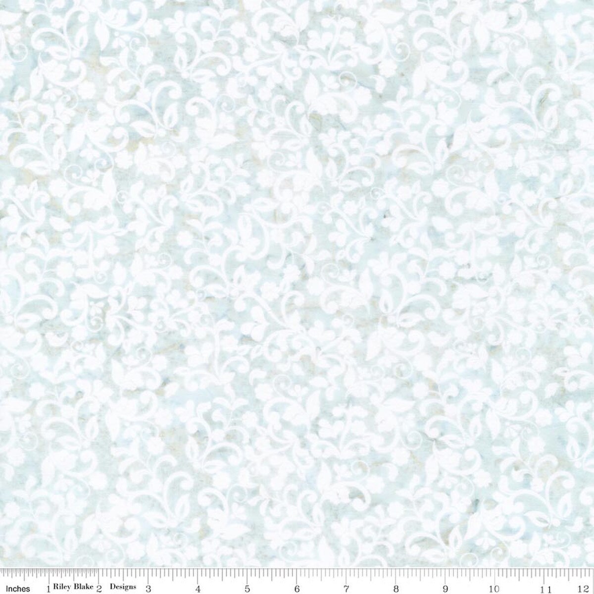 Elementals Candy Coated Batiks Sage quilting fabric by Riley Blake