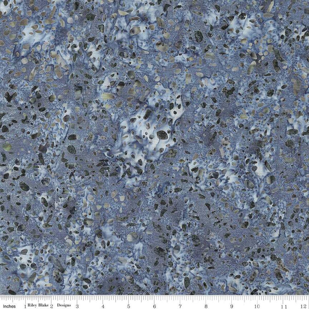 Terrazzo Jungle Gunsmoke quilting fabric by Riley Blake
