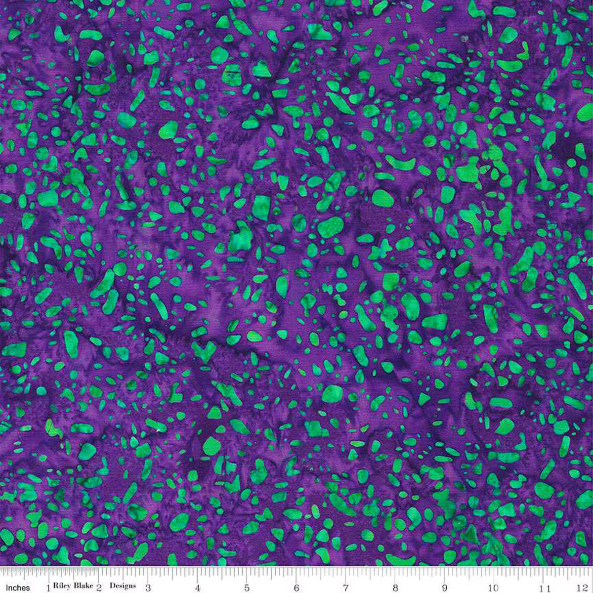 Terrazzo Berries Batiks Mardi Gras quilting fabric by Riley Blake