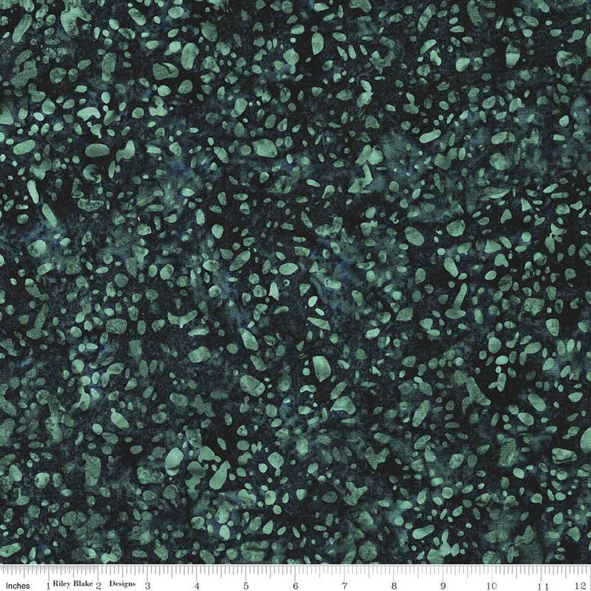 Terrazzo Jungle Smoky Teal quilting fabric by Riley Blake