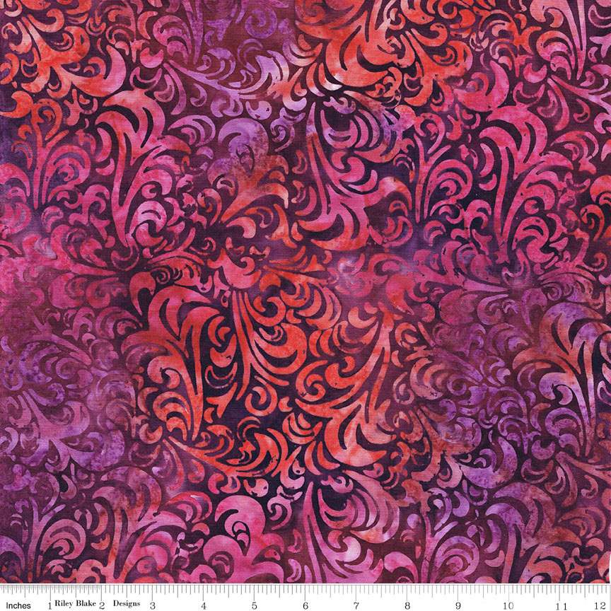 RB Batiks Tulip Time - Twirl & Swirl
