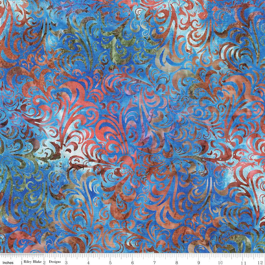 RB Batiks Kaleidoscope - Twirl & Swirl