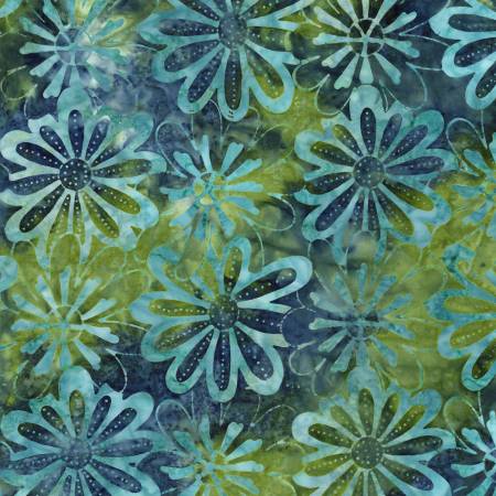 Riley Blake Carnival Glass Tropical Rainforest batik quilting fabric
