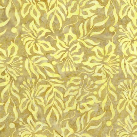 Riley Blake Carnival Glass Yellow Cream batik quilting fabric