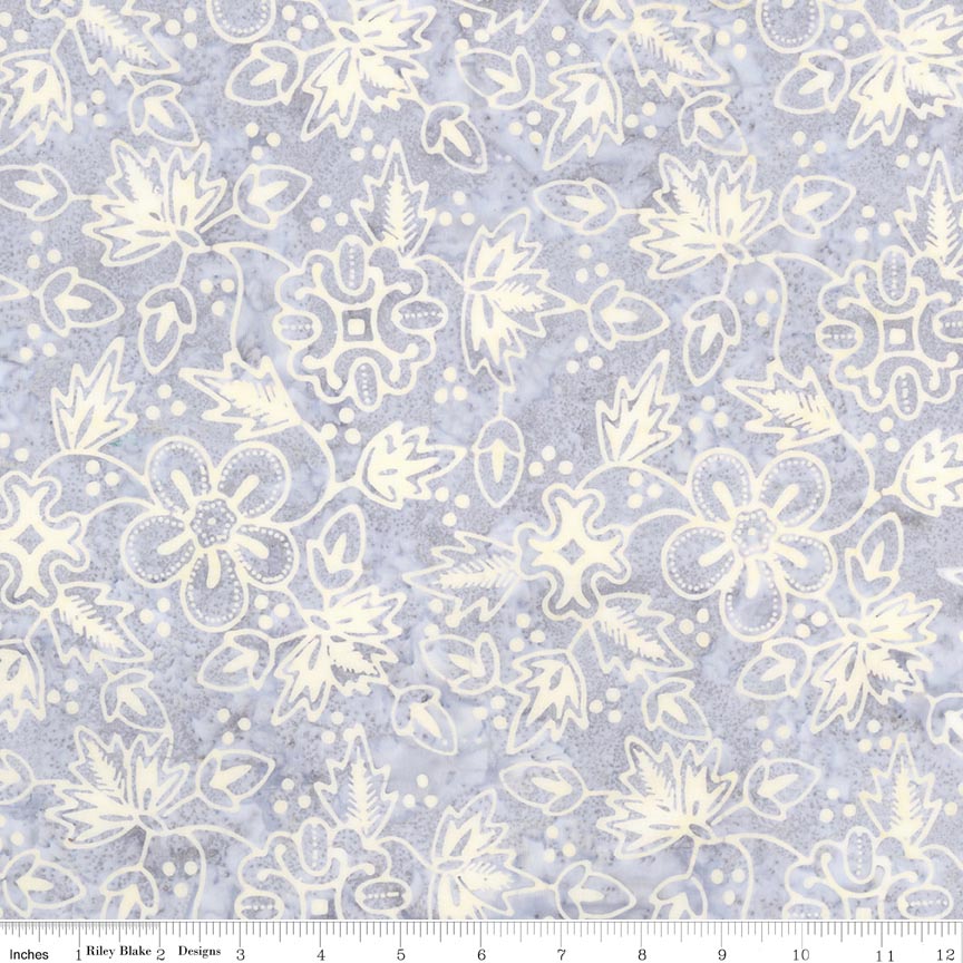 RB Batiks Whispering Moon - Gray & Golden Arabella