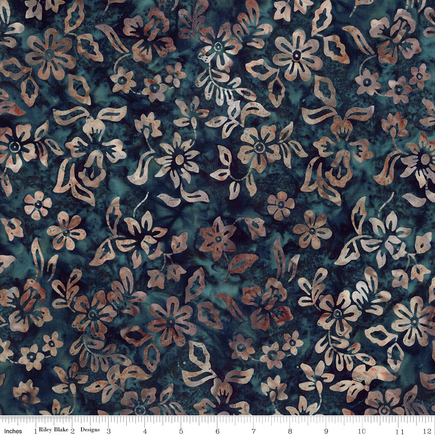 RB Batiks Lagoon Beach - Gray & Golden Arabella