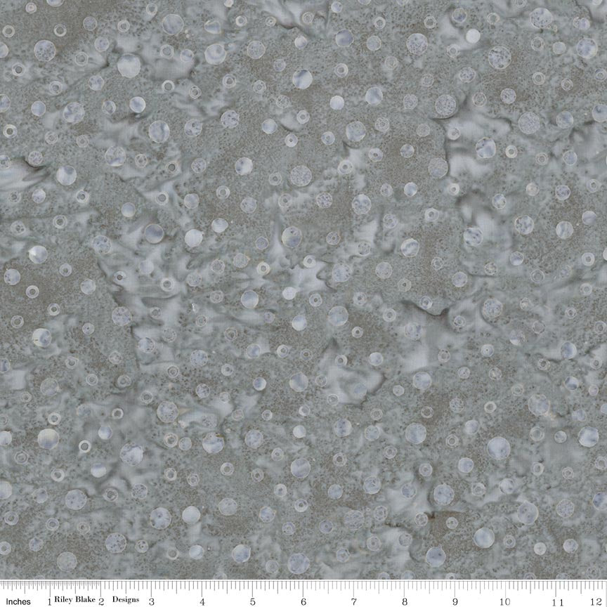 RB Batiks Pewter - Gray & Golden Arabella