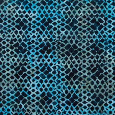 Riley Blake Batiks Tjaps quilting cotton batik fabric in Bayou Blues Electra