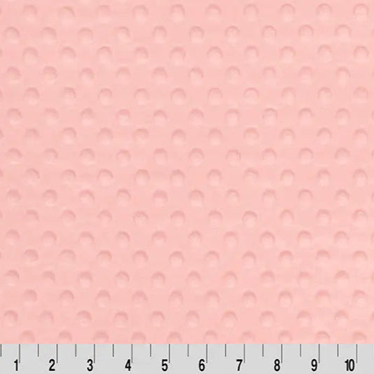 Baby Pink Cuddle Dimple Fabric per yard