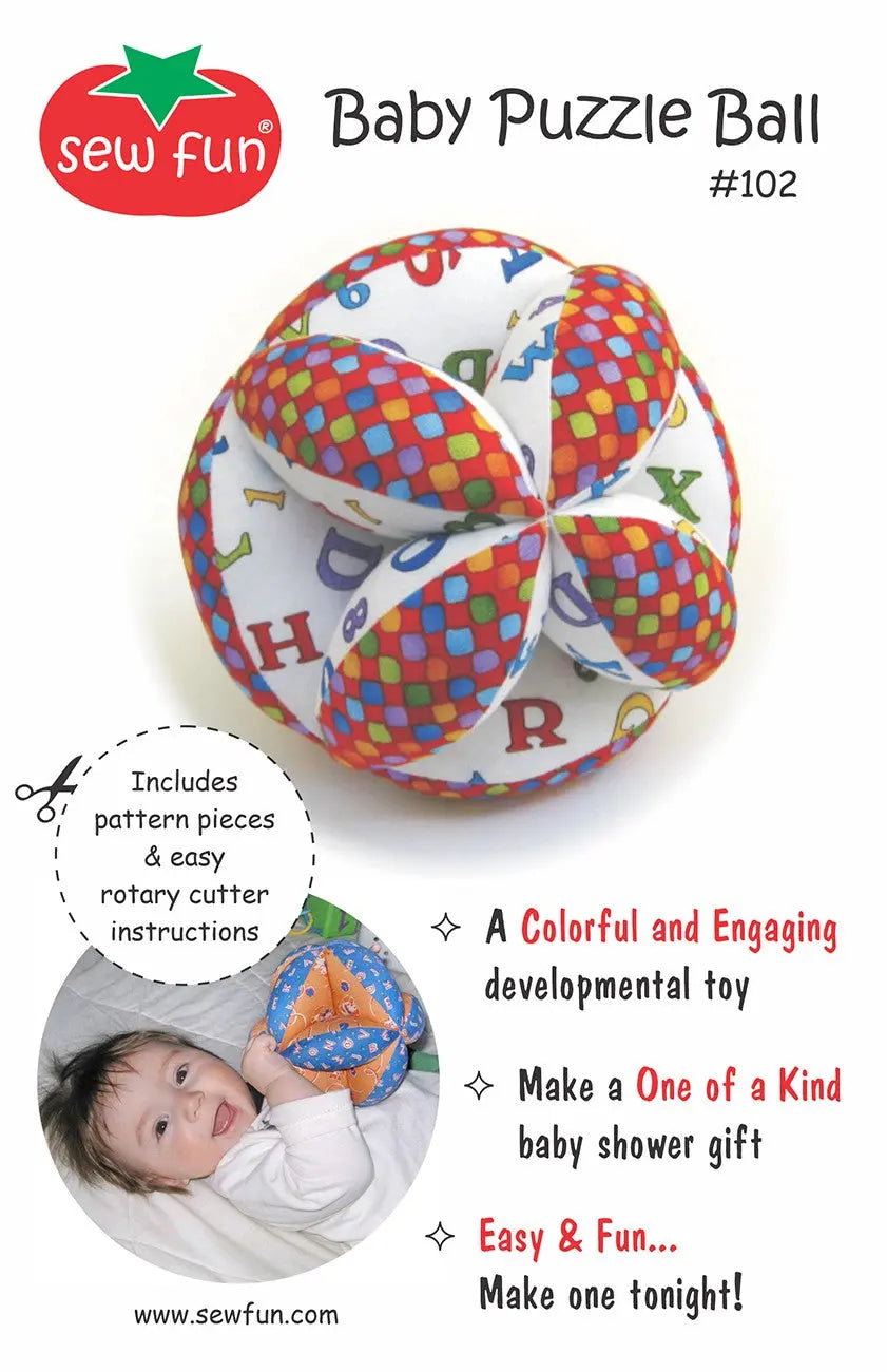 Baby Puzzle Ball - Linda's Electric Quilters