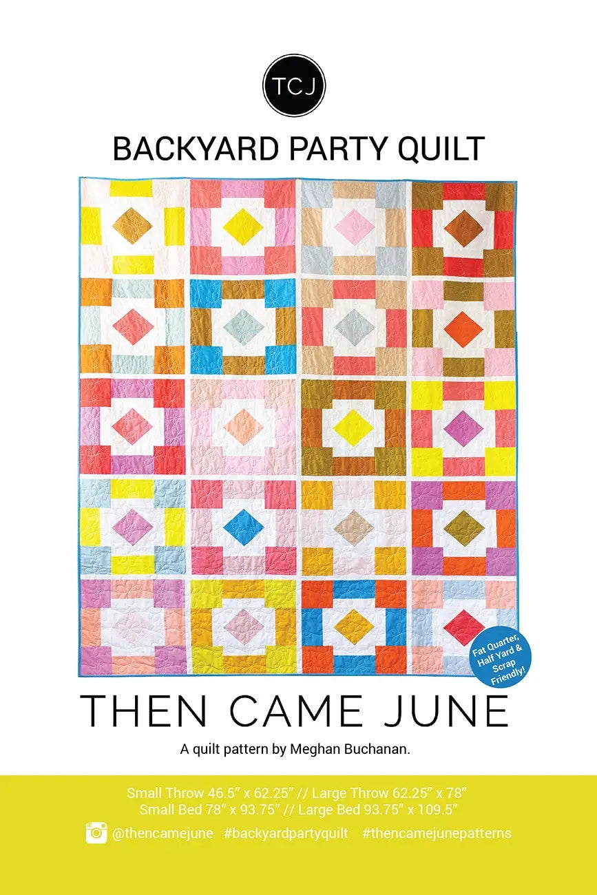 Backyard Party Quilt Pattern - Linda's Electric Quilters